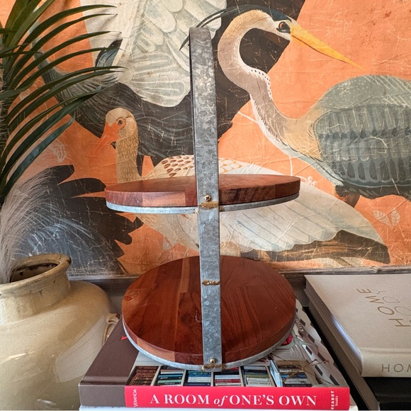 Hearth & Hand by Magnolia 2 Tier Cake Stand ~ Retired Circa 2017 - Picture 6 of 7